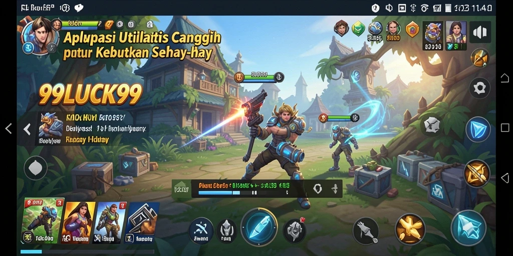 Tampilan antarmuka pengguna 99LUCK99 yang menarik dan fungsional.