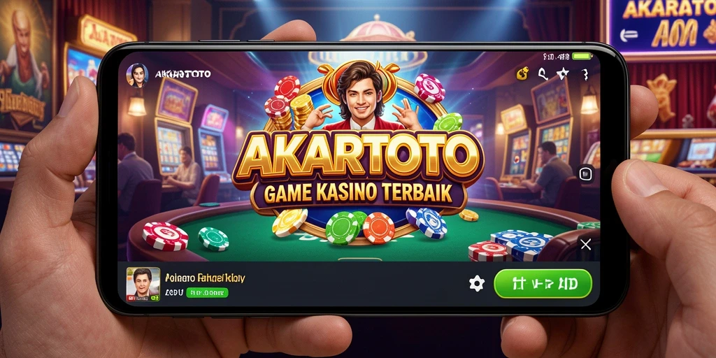 Gambaran intens permainan Kasino di AKARTOTO.