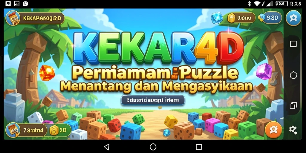 Gameplay puzzle yang menantang dan mengasyikkan dari KEKAR4D.