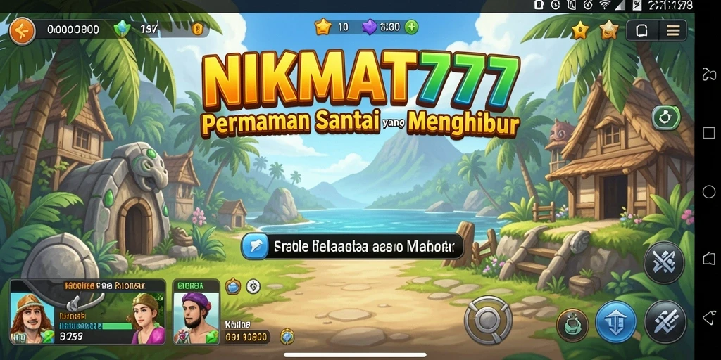 Tampilan gameplay menawan dari NIKMAT777 yang menghibur.