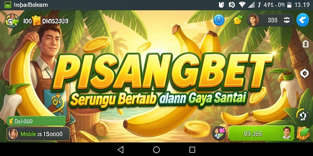 Screenshot gameplay PISANGBET menampilkan taruhan yang mengasyikkan dengan grafis cerah.