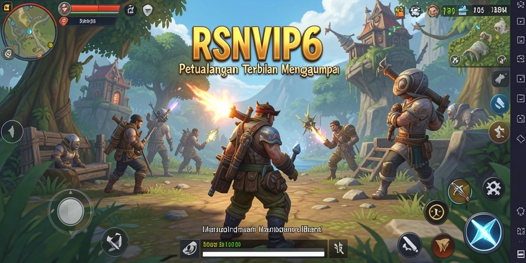 Screenshot gameplay menampilkan eksplorasi dunia terbuka yang luas