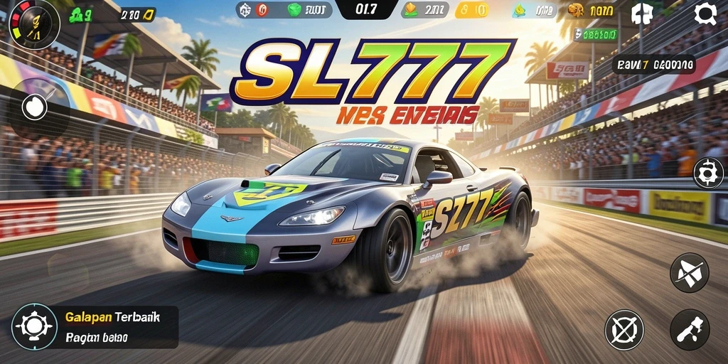 Tampilan mendebarkan balapan di SL777 dengan grafis canggih.