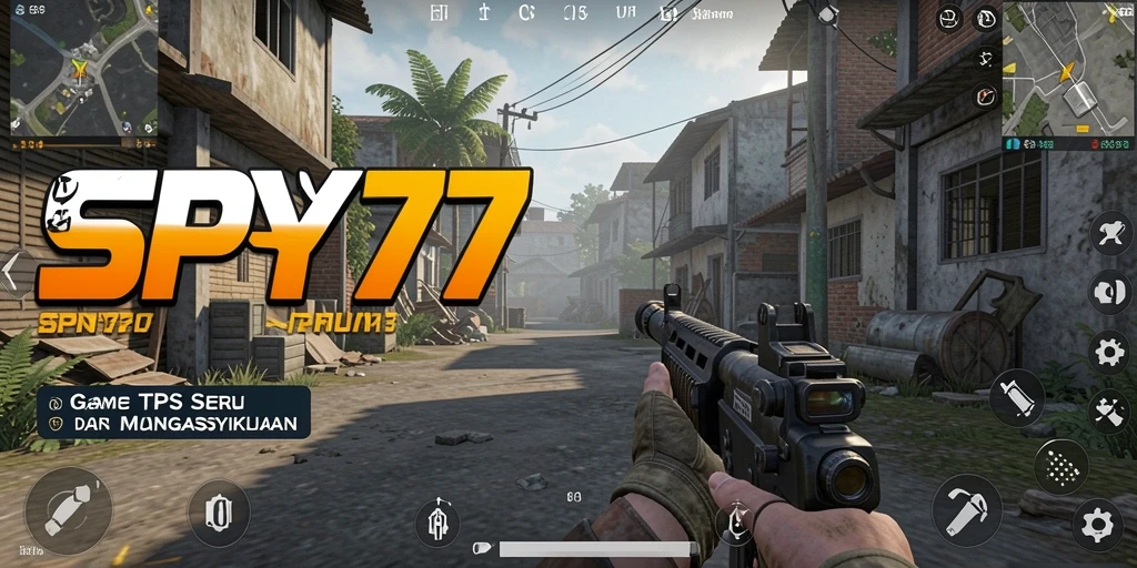 Screenshot menunjukkan aksi mendebarkan dalam gameplay TPS SPY77.